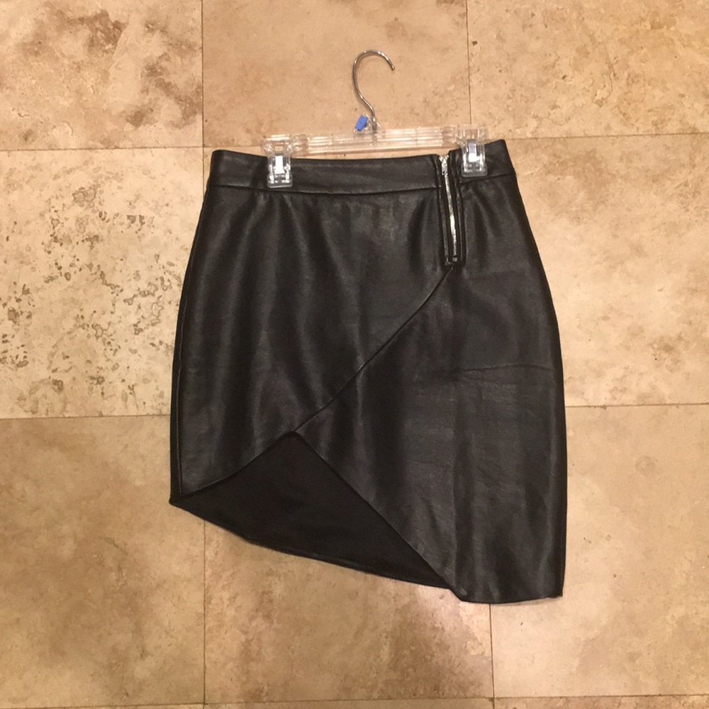 Leather skirt